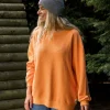 Fauna Organic Cotton Textured Sweatshirt