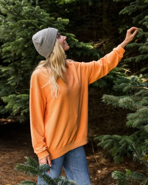Fauna Organic Cotton Textured Sweatshirt
