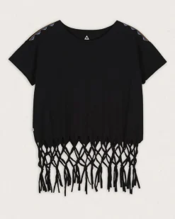 Henna Recycled Cotton Tassel T-Shirt