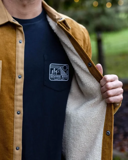 Kodiak Sherpa Lined Cord Overshirt
