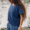 Magnolia Recycled Cotton Crochet Trim T-Shirt