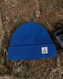 Moss Double Layer Recycled Waffle Beanie