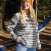 Mountainside Mock Neck Recycled Knitted Jumper