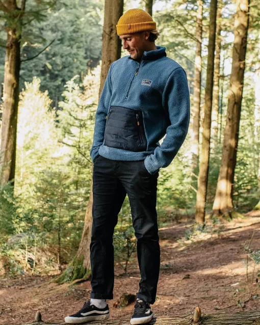Oceanside Recycled Polar-Lined Sherpa Fleece