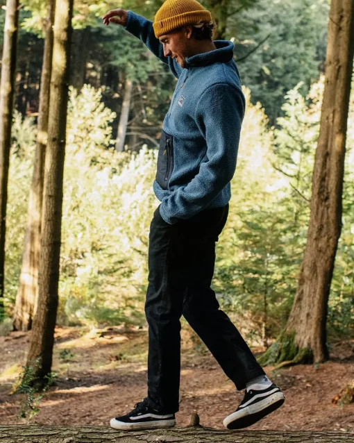 Oceanside Recycled Polar-Lined Sherpa Fleece