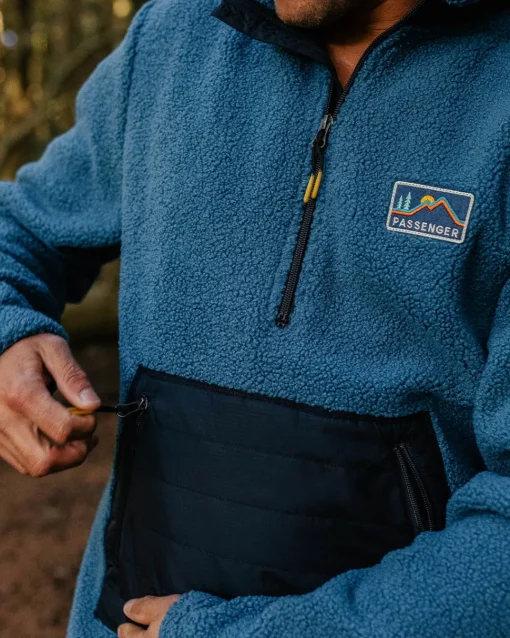 Oceanside Recycled Polar-Lined Sherpa Fleece