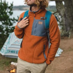 Offgrid 1/4 Zip Recycled Sherpa Fleece