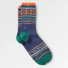 Organic Midweight Patterned Socks