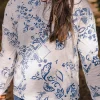Patchwork Recycled Cotton LS T-Shirt