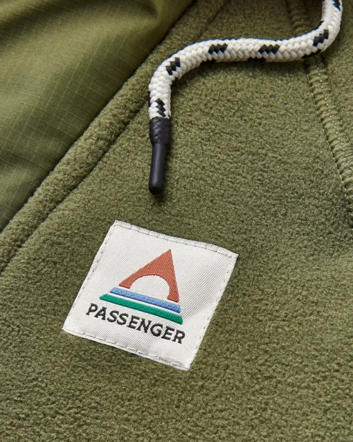 Woodland Hooded 1/2 Zip Polar Fleece